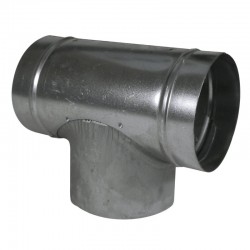 Metal T Duct Connector 125mm