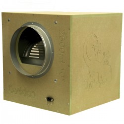 Gekko Acoustic Box Fan 250mm - 2500m3/Hr